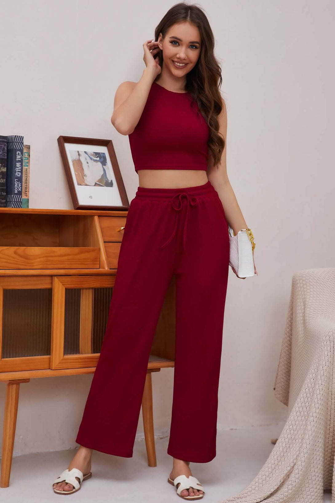 Ribbed Knit Loungewear Set