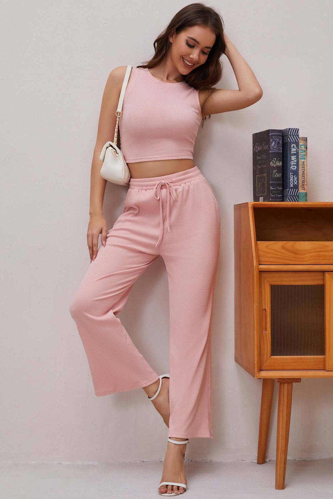 Ribbed Knit Loungewear Set