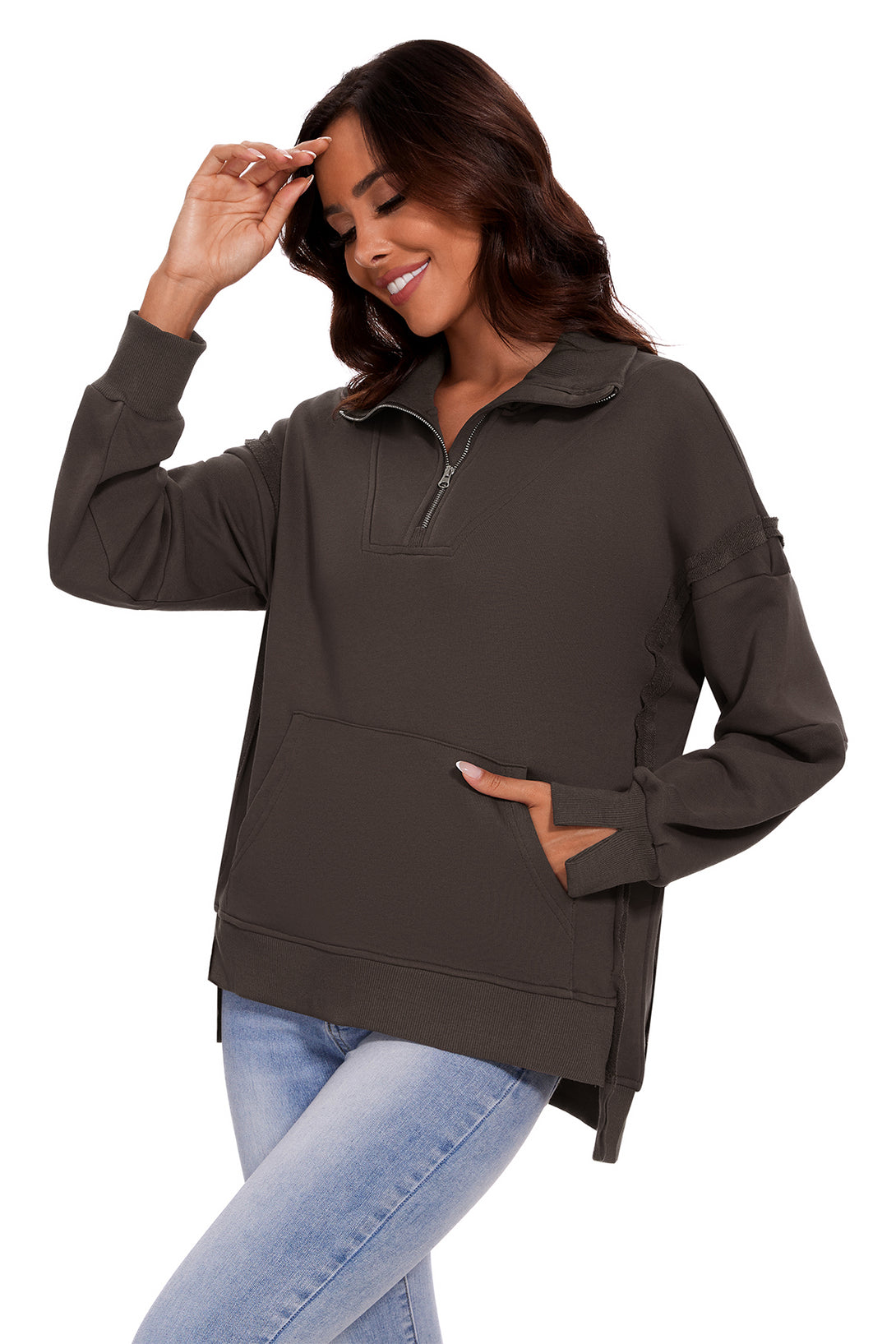 Womens Oversized Sweatshirt Long Sleeve Sweatshirt Fall Outfits Pullovers