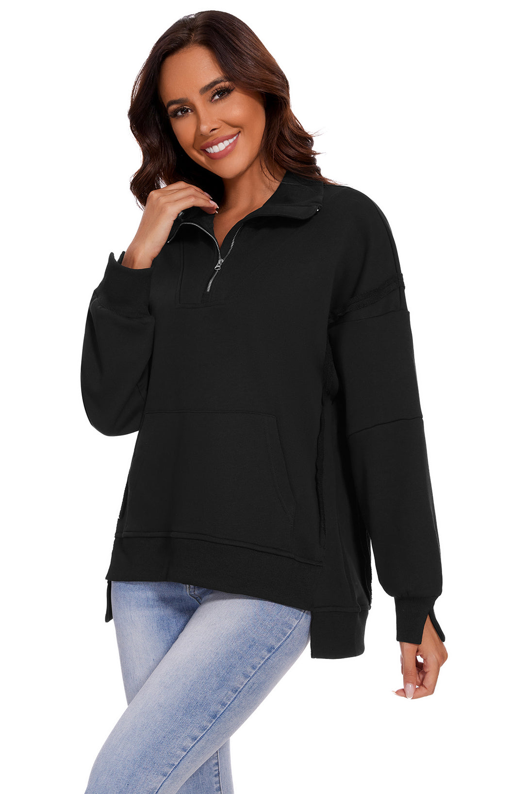 Womens Oversized Sweatshirt Long Sleeve Sweatshirt Fall Outfits Pullovers