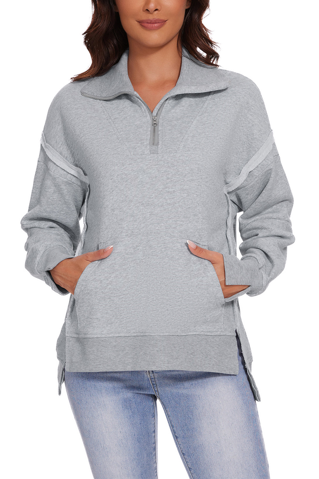 Womens Oversized Sweatshirt Long Sleeve Sweatshirt Fall Outfits Pullovers