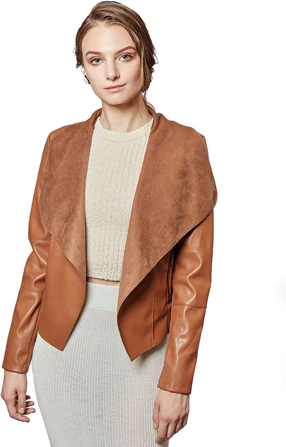 faux leather jacket womens