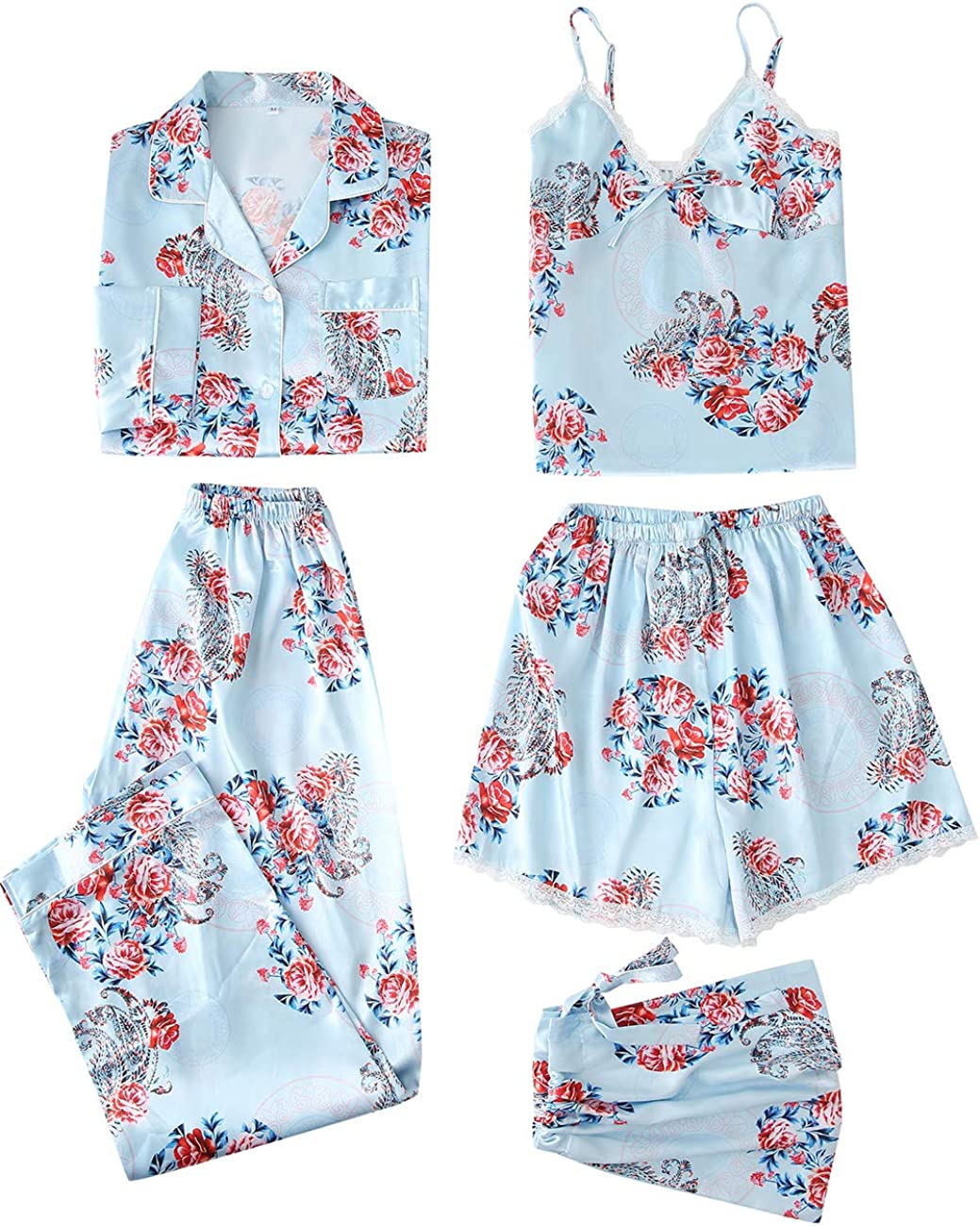 satin pajama set