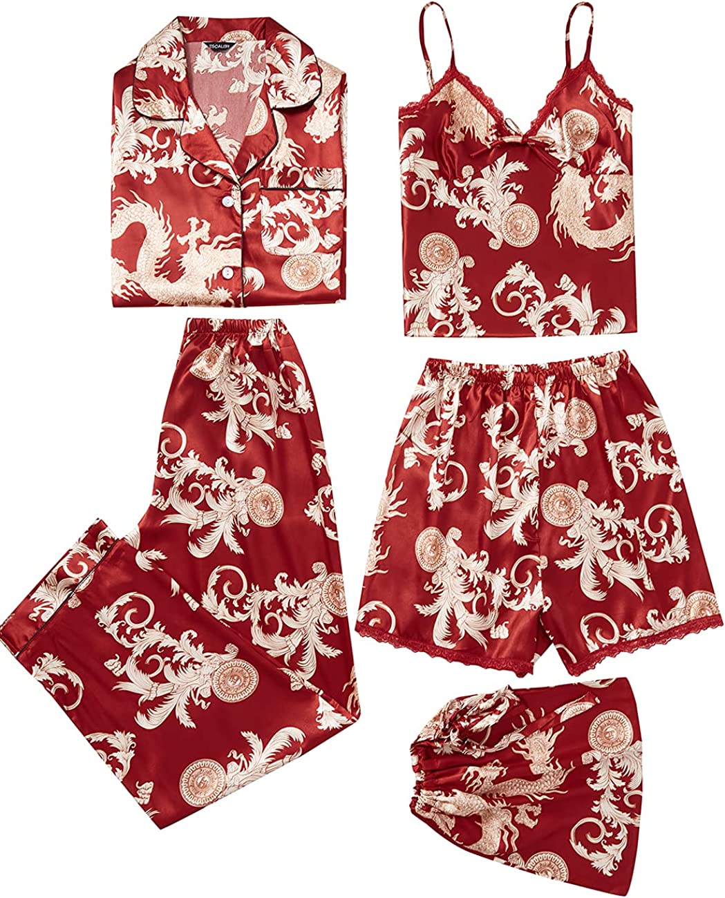 satin pajama set